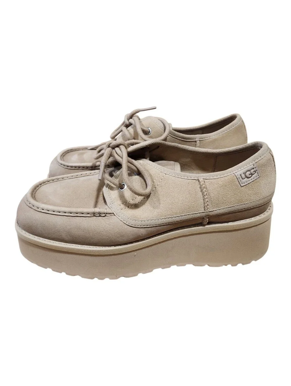 Ugg Cityfunc Women's Size 8.5 Tan Platform Shoes Neutral Casual